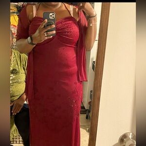 Dressy Burgundy Dress